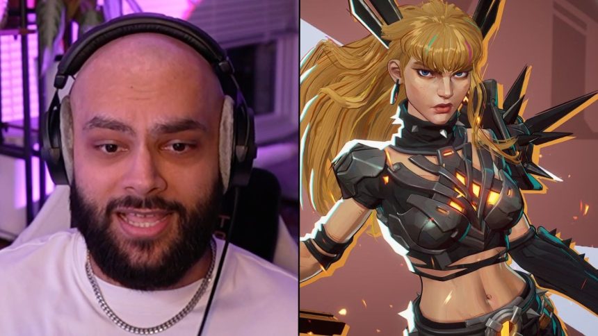 BasimZB with purple background alongside Magik from Marvel Rivals