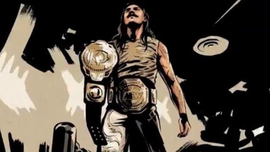 dirty dom with aew title