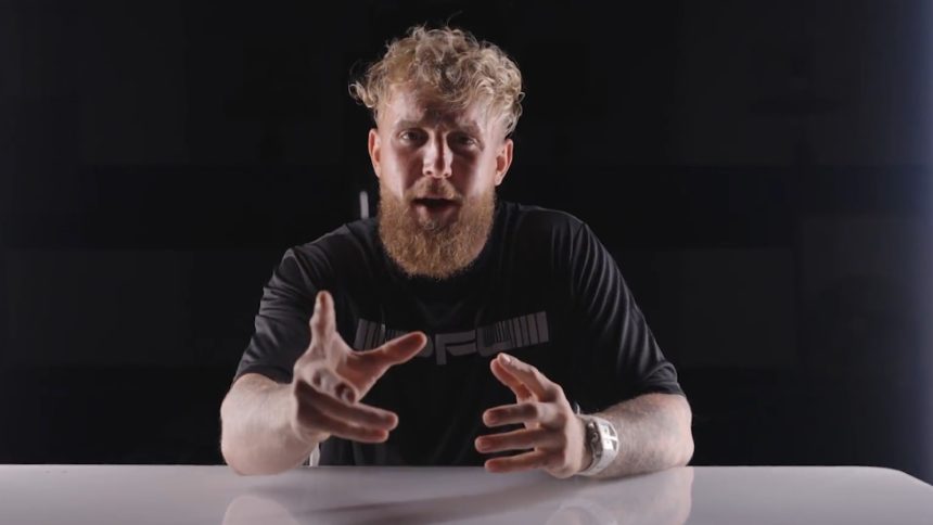 Jake Paul announcing PFL deal
