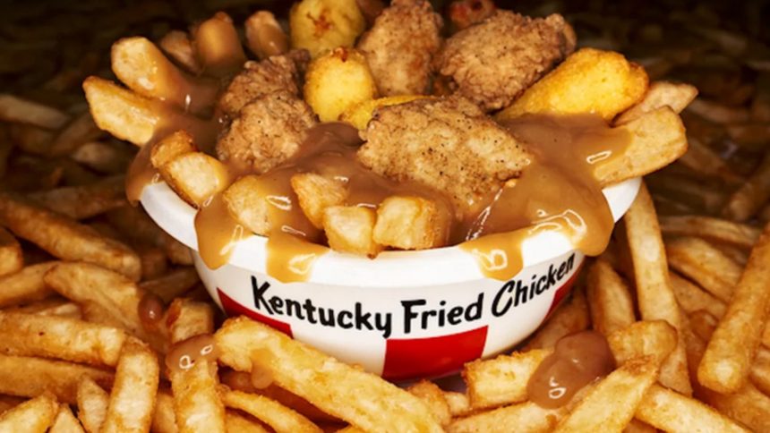 kfc poutine in USA