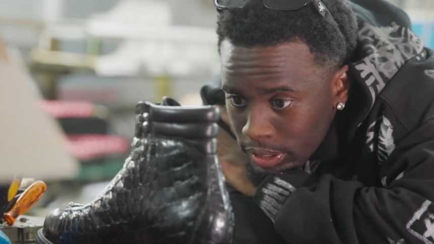 Kai Cenat working on fashion designs