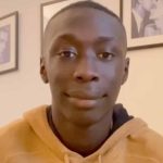 Khaby Lame filming a TikTok