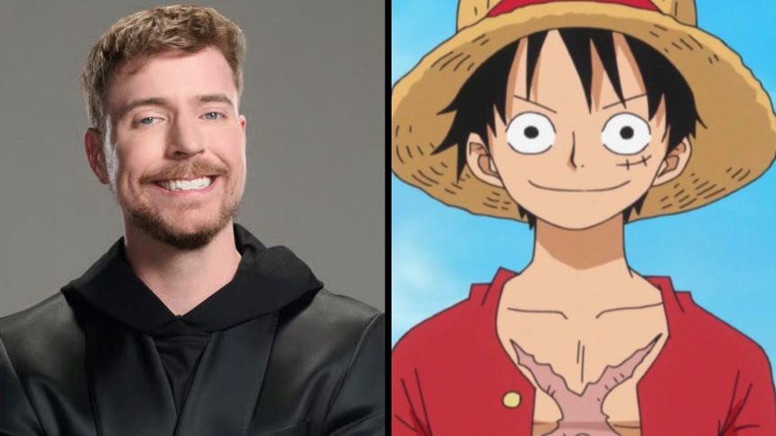 MrBeast with Luffy