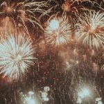 Fireworks in the sky