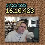 xQc gets first Minecraft PB in over two years but still trails Forsen