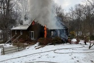 House fire in Maryland