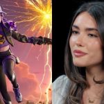 Fortnite character with Madison Beer