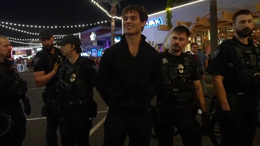 Clavicular arrested live on kick