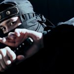 Ninja holding a sword