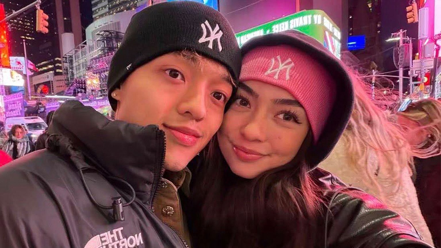 A photo of Jason and Sakura.