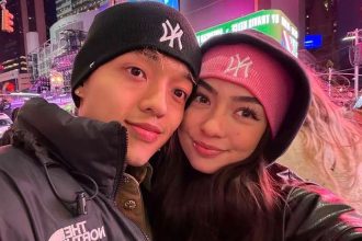 A photo of Jason and Sakura.