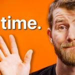 A photo of Linus Sebastian waving goodbye.