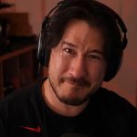 A photo of Markiplier crying.