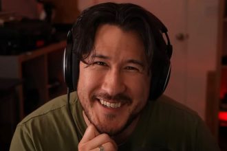 A photo of Markiplier cheesin