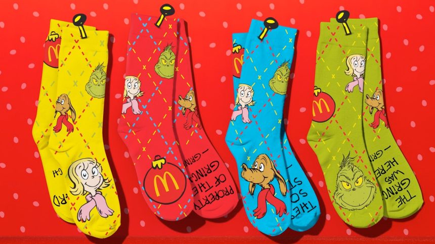 Grinch Socks McDonald's