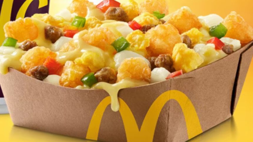 breakfast poutine at mcdonald's in quebec