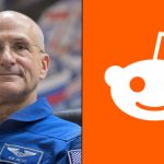Don Pettit alongside Reddit logo