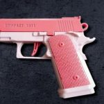 pink water gun bought by swiss woman
