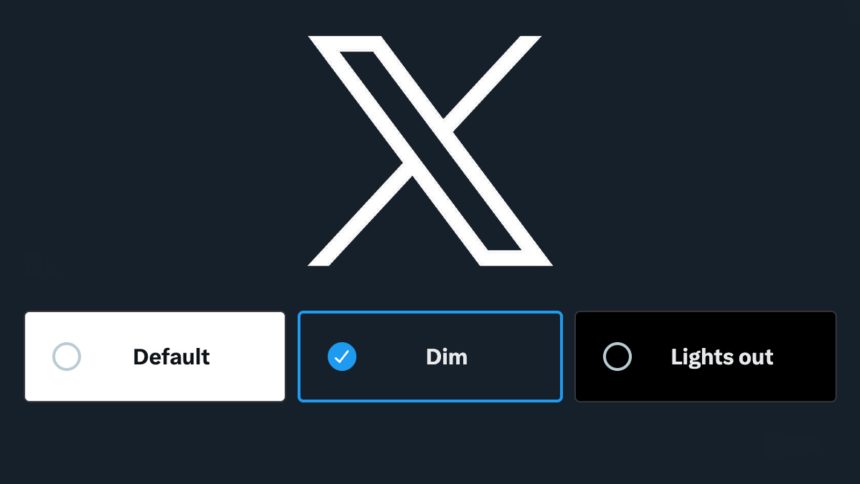 x dim mode
